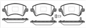 Toyota Corolla Ön Fren Balata (2002-2008) 1.6, 1.4 0446502061 - 2