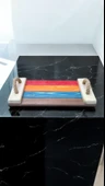 Rainbow Ahşap Tepsi, Ahşap Sunum Tepsisi, Ahşap Tepsi - 1