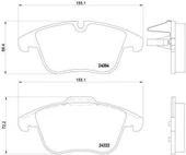 Peugeot 508 Ön Fren Balata (2010-2014) 2.0 HDI, 1.6 L THP 425403 thumbnail 2