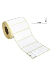 Tanex Barkod Etiketi Termal Eco 20x40 MM 25 MM Çap 5000 Lİ 5 Lİ (4 Lü Paket) - 1