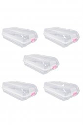 Decobella 5 Li Bayan Ayakkabı Koruma Kutusu - 1