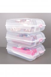 Decobella 5 Li Bayan Ayakkabı Koruma Kutusu - 2