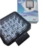 2 Adet 16 Ledli Çalışma Lambası Kalınlık 40mm 8-110 Volt Ip67 thumbnail 2