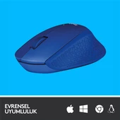 LOGITECH M330 SESSİZ KABLOSUZ OPTİK MOUSE-MAVİ 910-004910 - 4