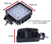 2 Adet 16 Ledli Çalışma Lambası Kalınlık 40mm 8-110 Volt Ip67 thumbnail 5