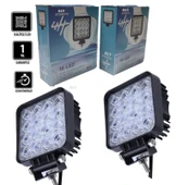 2 Adet 16 Ledli Çalışma Lambası Kalınlık 40mm 8-110 Volt Ip67 thumbnail 1