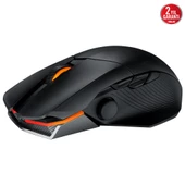 ASUS ROG CHAKRAM X RGB YAN JOYSTICK ÜÇ MODLU BAĞLANTI KABLOLU/2.4GHZ/BLUETOOTH 36000 DPI PROGRAMLANABİLİR 11 TUŞ SENSÖR VİDASIZ MANYETİK TUŞLAR VE KAPAK AURA SYNC - 4
