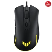 ASUS TUF GAMING M3 GEN II AURA SYNC RGB 8000 DPI SENSOR 60 MİLYON TIKLAMA ÖMRÜ 59 GRAM HAFIF TASARIM OYUNCU MOUSE - 1