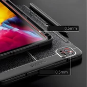iPad Pro 12.9 2021 (5.Nesil) Kılıf Deri Görünümlü Şık Tasarım Tablet Kılıfı - 7