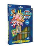 Paw Patrol Skye&Everest Eğitici ve Eğilenceli Kum Boyama Seti 2in1-Red Castle DSA-03 - 1