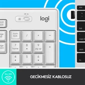 LOGİTECH MK295 SESSİZ KABLOSUZ TÜRKÇE Q KLAVYE & MOUSE SETİ BEYAZ 920-010089 - 5