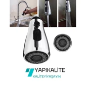 Karizma Lüx Endüstriyel Spiralli Mutfak Evye Bataryası El Duşu 3fonksiyonlu thumbnail 2