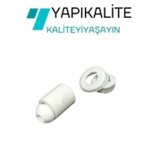 4 Adet Taharat Çubuğu Ucu Plastik Beyaz Taharet Borusu Ucu Perletörü Aparatı thumbnail 1