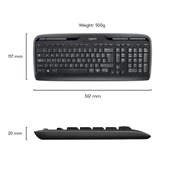 LOGITECH MK330 KABLOSUZ TÜRKÇE KLAVYE & MOUSE SETİ-SİYAH 920-003988 thumbnail 3