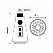 Karizma Lüx Endüstriyel Spiralli Mutfak Evye Bataryası El Duşu 3fonksiyonlu thumbnail 5