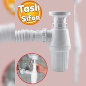 Esli Taslı Koku Önleyicili Körüklü Lavabo Gideri thumbnail 6