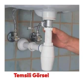 Esli Taslı Koku Önleyicili Körüklü Lavabo Gideri thumbnail 5