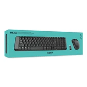 LOGITECH MK220 KABLOSUZ TÜRKÇE KLAVYE & MOUSE SETİ-SİYAH 920-003163 - 5