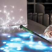 MİRACULOUS MAGİC STİCK MAGİC ANSWERS WAND SESLİ IŞIKLI SİHİRLİ ÇUBUK IŞIKLI SESLİ SİHİRBAZ ÇUBUĞU thumbnail 1