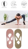 2 Adet Bayan Kaydırmaz Tabanlı Yoga Pilates Fitness Dans ve Spor Çorabı - 12