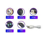 Şarjlı Baret Lambası Osl Led  Wt-065 - 2