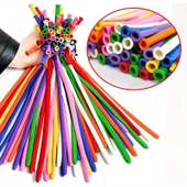 25 PCS SAUSAGE BALLOON MIXED COLOR İTALYAN MALI VIP 25 ADET SOSİS BALON KARIŞIK RENKLİ SOSİS BALON - 3