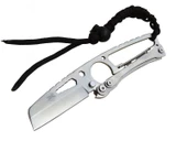 DPX Gear Hit Cutter TX01 Outdoor Kamp Bıçağı Metal 19 cm - İpli Sap, Kılıflı - 1