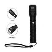 Şarjlı Pilli Zoomlu EL Feneri Wt-087 TG-53-vice/(1395) 62 thumbnail 1