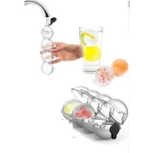 4 Bölmeli  Küre Buz Topu Kalıbı -  Yuvarlak Buz Topu thumbnail 2