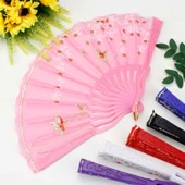 Plastik Kumaş Yelpaze 12 li Karışık 040 - 1