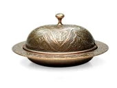 Osmanlı Motifli Lokumluk - Küçük Boy - Bakır - 2