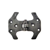 Antika Tarz Dekoratif Pirinç Fit Menteşe - 67 mm, Oksit - 1