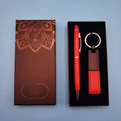 Kırmızı Anahtarlık Ve Kalem - 1