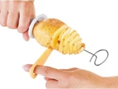 Spiral Patates Dilimleyici Aparat Çubukta Patates Cips Yapma - 1