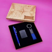 Tükenmez Kalem Çakmak Anahtarlık Seti - 1