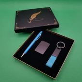 Çakmak Anahtarlık Ve Tükenmez Kalem Turkuaz - 1