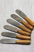 Tereyağı Bıçağı - Mini Spatula Ahşap Saplı 6 Adet - 3