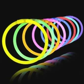 Glow Fosforlu Neon Bileklik 50 Adet - 3