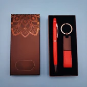 Kırmızı Anahtarlık Ve Kalem - 1