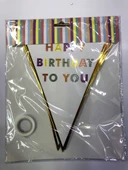 Happy Birthday To You Flama Bayrak Süs - 3