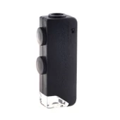 Mini 60X 100X Zoom Lens Odak Takı Led Cep Mikroskop Büyüteç - 4