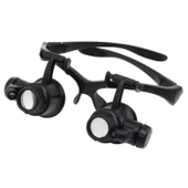 Gözlük Modeli 10X 15X 20X 25X Lens 2 Led Işıklı Büyüteç 9892G TG-53-vice/(1395) 442 - 4