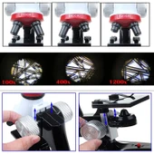 Eğitici Mikroskop Kiti Zoom Led Işıklı 100X 400X 1200X St1200X TG-53-vice/(1395) 553 thumbnail 2