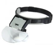 Lens Takmalı 5 Lenslı Led Lambalı Şapka Tip Büyüteç TG-53-vice/(1395) 437 thumbnail 1