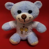 Mutlu Çift Tişörtlü Peluş Ayı - 1