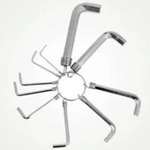 Allen Anahtar Takım Altı Köşeli 10 Parça Alyan thumbnail 2