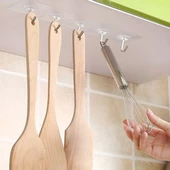 Ultra Güçlü Yapışkanlı 10LU Şeffaf Askı - 3