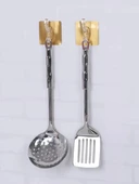 6lı Gold Kanca Askı Güçlü Yapışkanlı Mutfak Banyo Askısı thumbnail 3