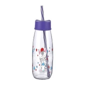 Pipetli Su Ve Süt Şişesi Cam 250 ML - Mor - 3