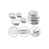 5 Ebat 10 Adet Ayarlı Metal Kelepçe Seti - 1